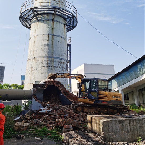 鄂州烟囱拆除公司:为企业提供安全,高效的拆除服务